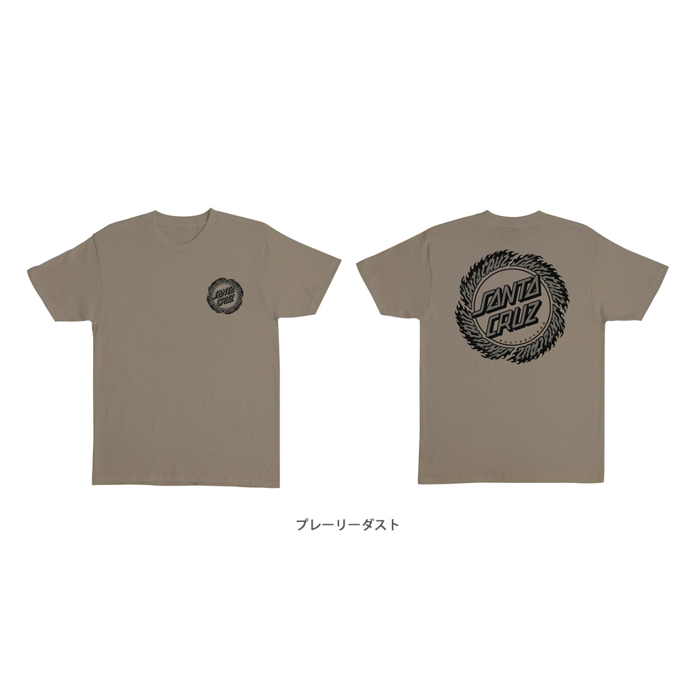 ★Santa Cruz Flame Ringed Dot T-Shirt 関税込★ Santa Cruz - Stix SGV