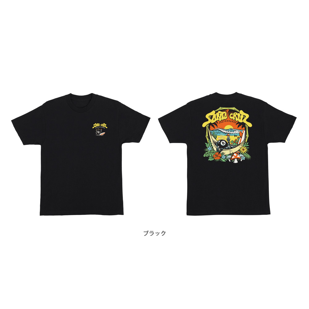 Santa Cruz Winkowski 8baller trip Tシャツ ロゴ 半袖 Santa Cruz 8baller Trip Black T-Shirt | Zumiez