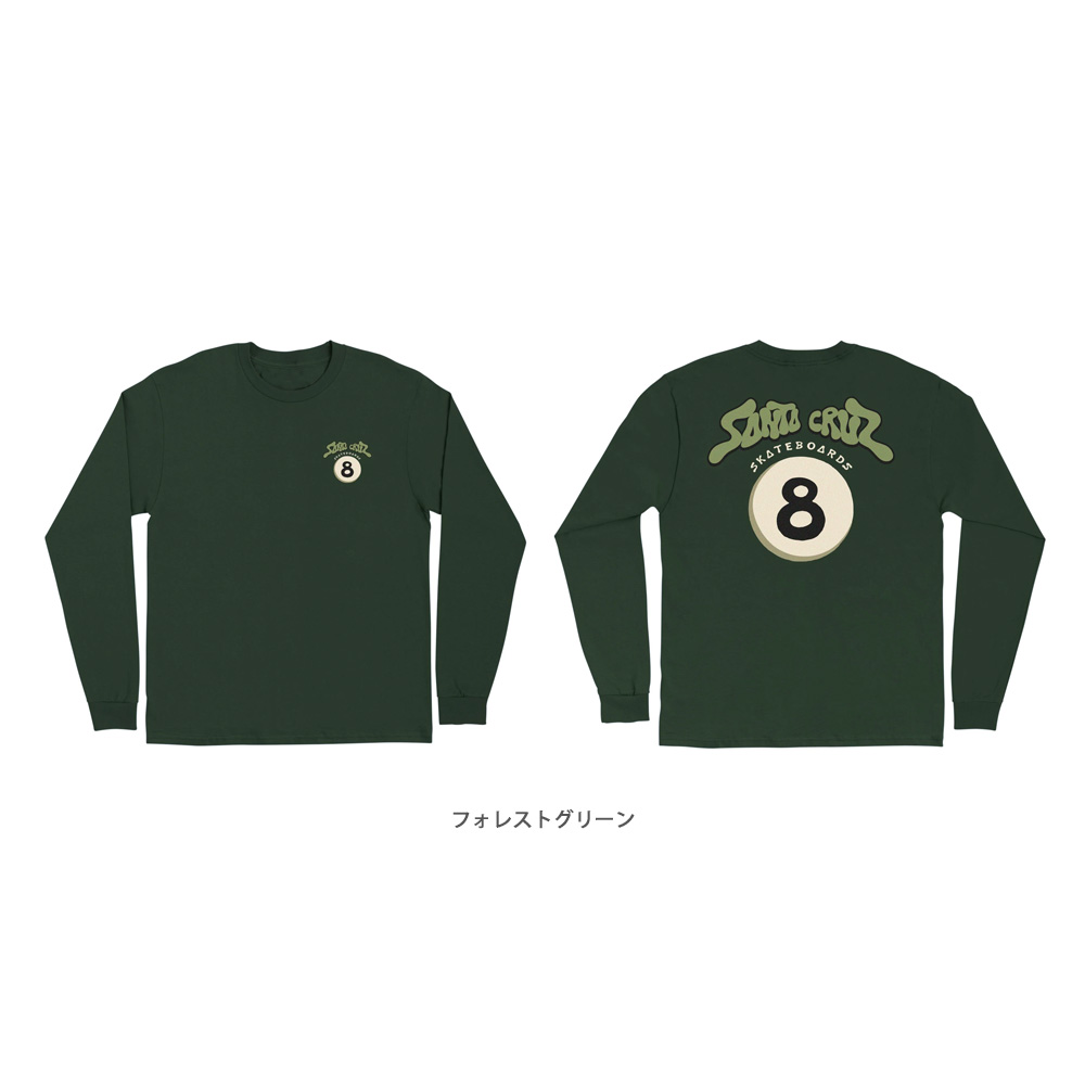 ★Santa Cruz Winkowski Ocho Long Sleeve T-Shirt 関税込★ Winkowski Ocho Mens Longsleeve T-Shirt | Mens Skate T-Shirt
