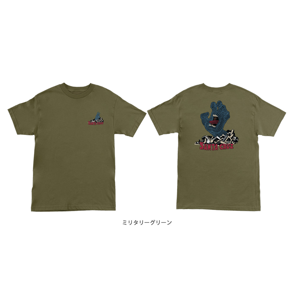 SANTA CRUZ（サンタクルーズ） SANTA CRUZ KENDALL GRID HAND S/S