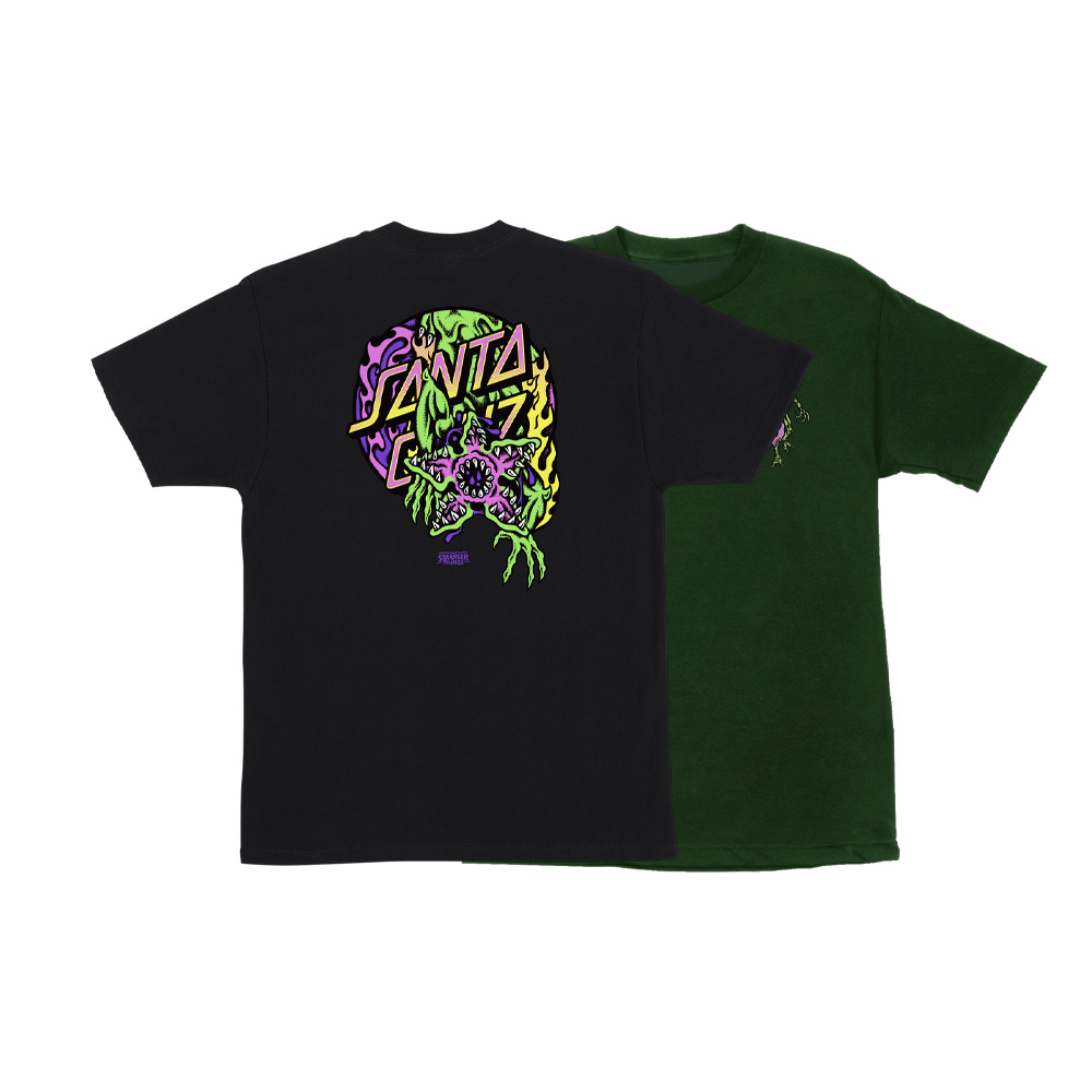 タ*ム様 ストレンジャーシングス　 cruz サンタクルーズ　レア　ロブスコップ SANTA CRUZ（サンタクルーズ） SANTA CRUZ DEMOGORGON DOT S/S REGULAR