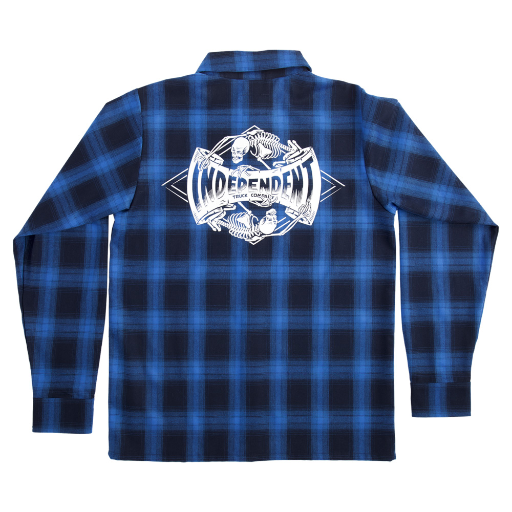 INDEPENDENT インディペンデント LEGACY L/S FLANNEL TOP フランネルシャツ 長袖 スケートボード スケボー （23HD）