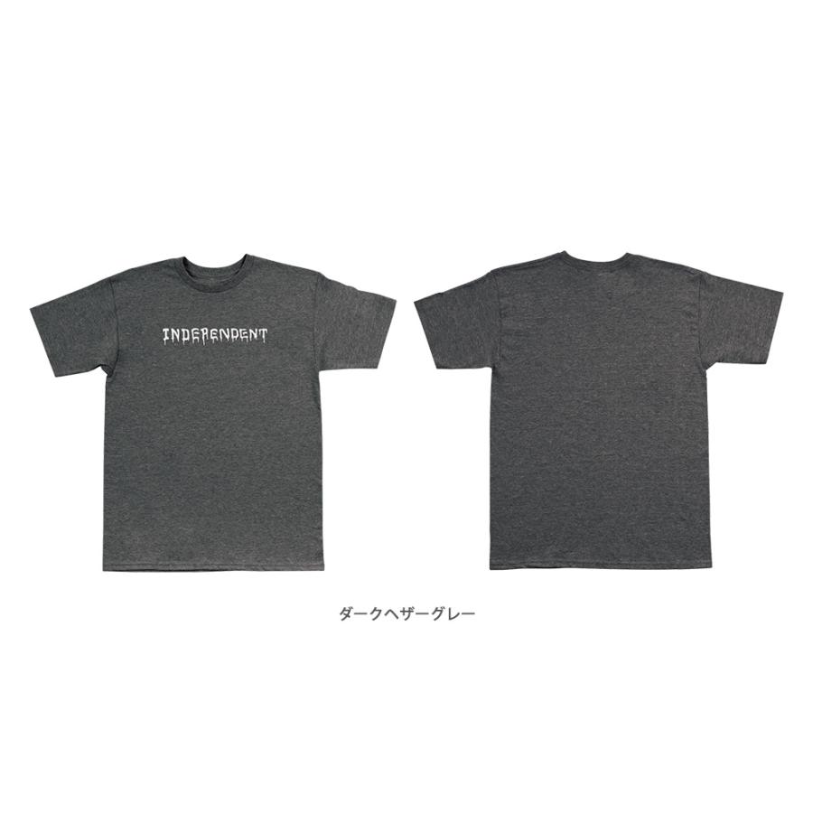 INDEPENDENT インディペンデント VANDAL S/S REGULAR T-SHIRT Tシャツ TEE 半袖 ファッション スケボー ファッション (24SS)｜americanstreetstyle｜03
