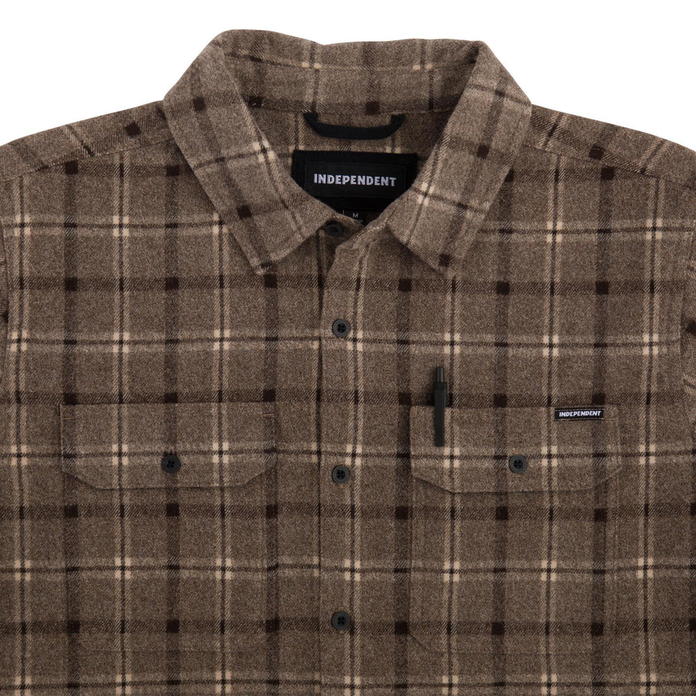 スケートボード Independent Belmont Flannel Shirt INDEPENDENT TRUCK COMPNY インディペンデント INDEPENDENT BELMONT L