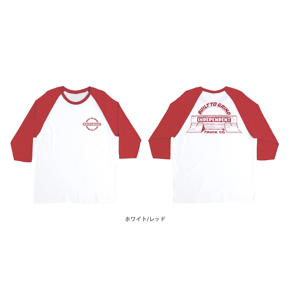 INDEPENDENT TRUCK COMPNY インディペンデント BAR-RIER 3/4 SLEEVE T 