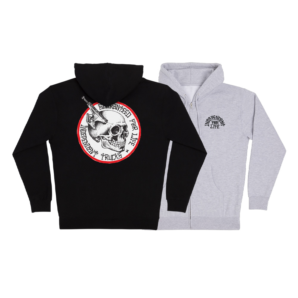 インディペンデント INDEPENDENT TRUCK HEAD ZIP HOODED SWEATSHIRT ジップフードパーカー ファッション フード スケートボード ストリート スケボー (25SM)