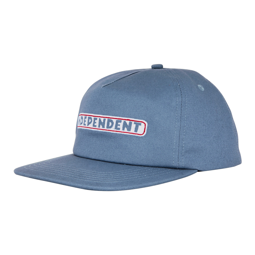 Y2K independent キャップ 帽子 インディペンデント ブルー INDEPENDENT TRUCK COMPNY インディペンデント INDEPENDENT BAR LOGO