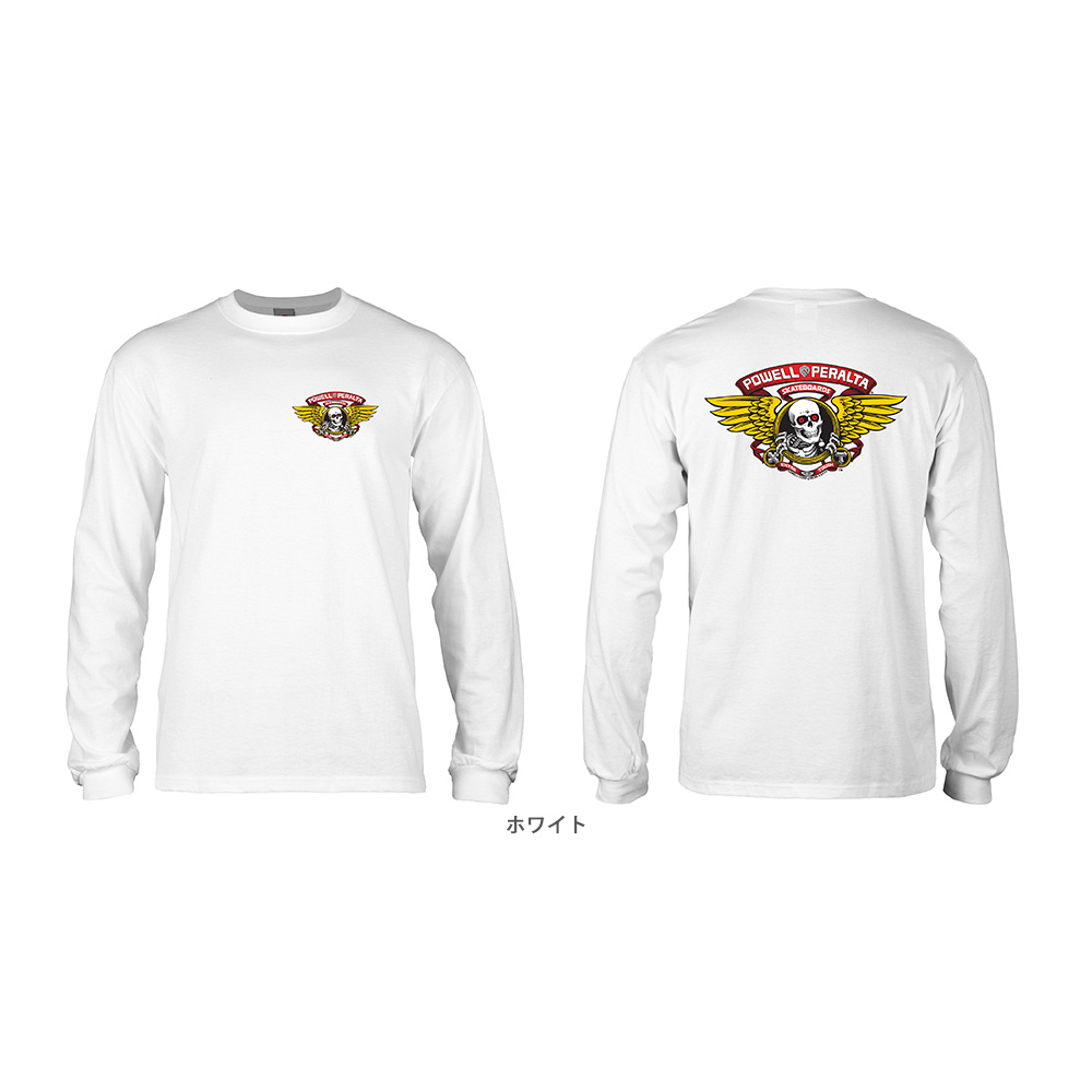 パウエル　ロンT ウィングリッパー　POWELL Tシャツ POWELL 全3色 パウエルペラルタ PERALTA ロンT Tシャツ WINGED