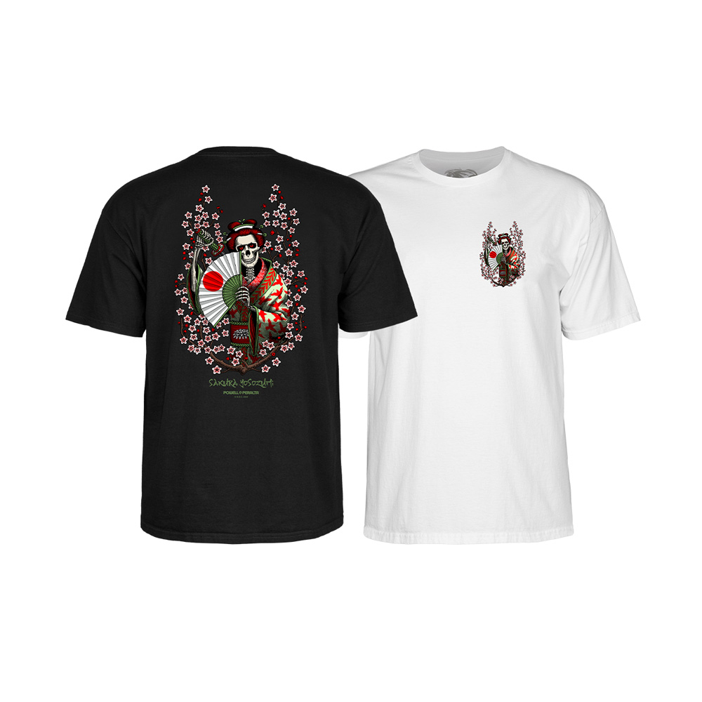 POWELL PERALTA パウエル・ペラルタ SAKURA YOSOZUMI SAMURAI S/S T-SHIRT Tシャツ 半袖 四十住さくら スケートボード スケボー (24SS)