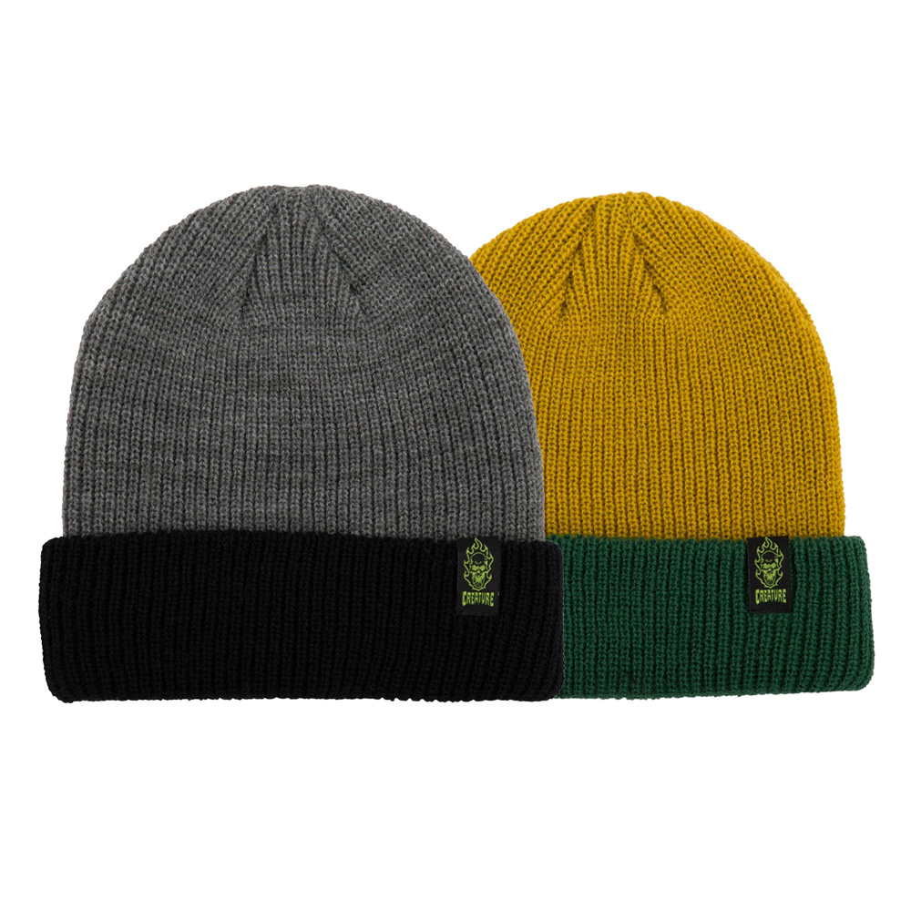 CREATURE（クリーチャー） CREATURE BONEHEAD LABEL BEANIE ビーニー