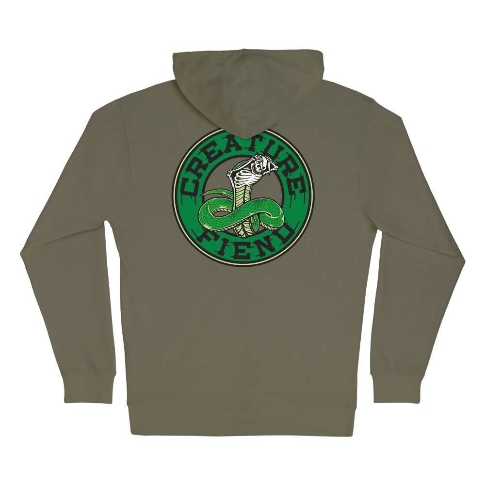 クリーチャー CREATURE STRIKE FAST RELIC ZIP HOODED SWEATSHIRT ジップアップパーカー フード ストリート スケーター ファッション (25SM)