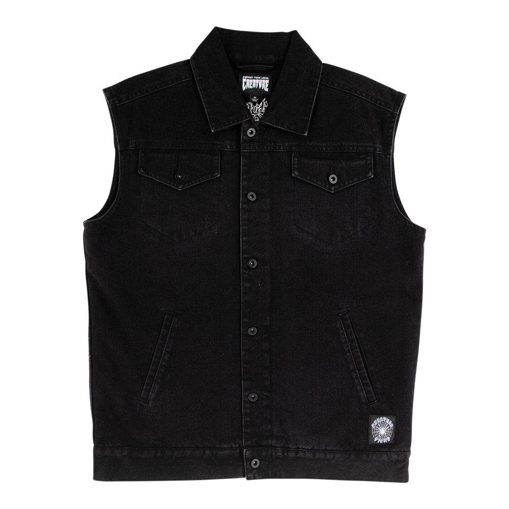 CREATURE（クリーチャー） CREATURE RESURRECTION DENIM VEST デニム 
