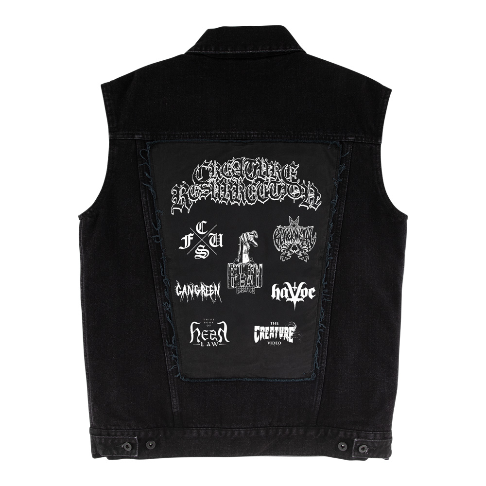 CREATURE（クリーチャー） CREATURE RESURRECTION DENIM VEST デニム