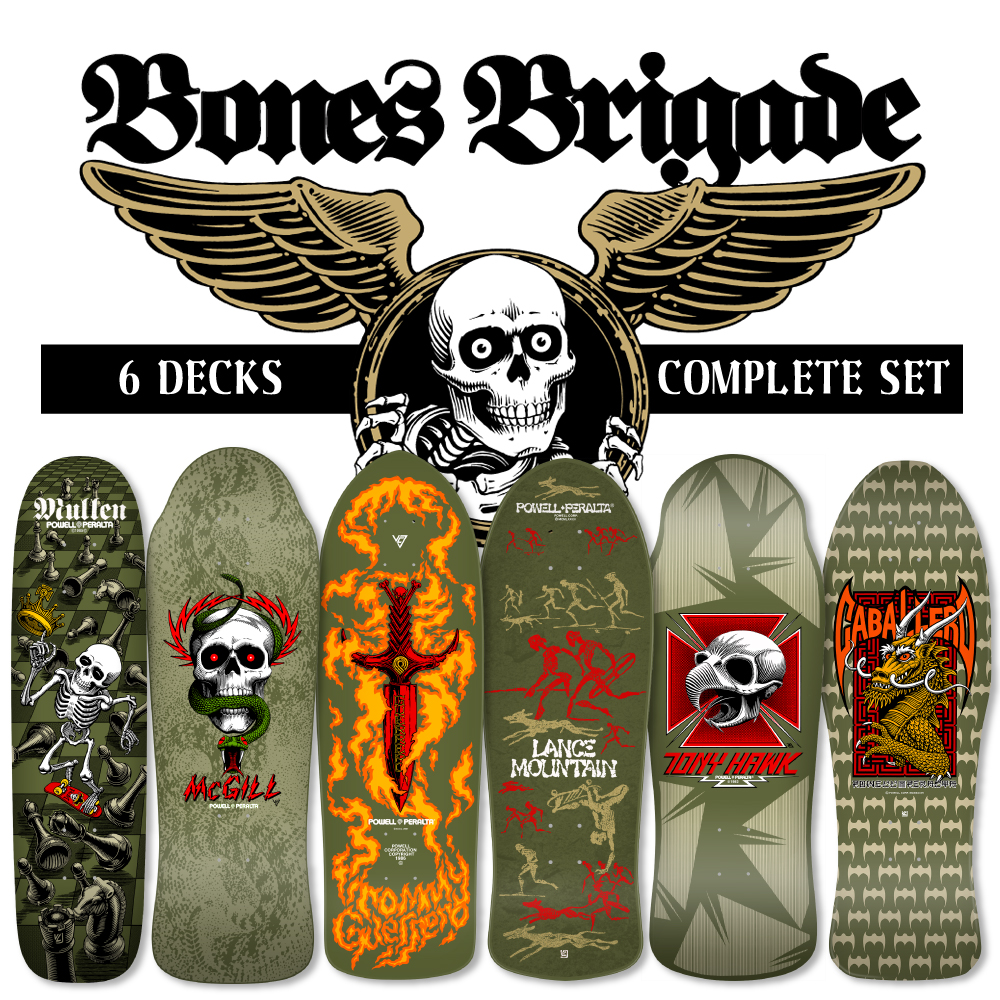 POWELL PERALTA パウエル・ペラルタ BONES BRIGADE 13TH DECK COMPLETE SET ボーンズブリゲード デッキコンプリートセット  全6本 限定 リイシュー スケボー : bb-13th-complete : American Street Style - 通販 -  Yahoo!ショッピング