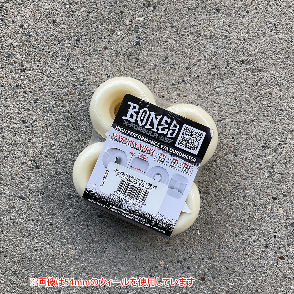 ボーンズ ウィール BONES WHEELS 54mm X-FORMULA V8 DOUBLE WIDES 97A