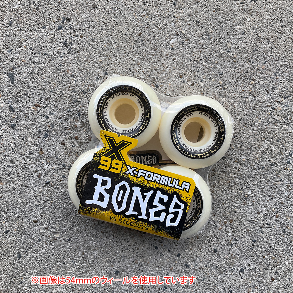 ウィール BONES X-FORMULA SIDECUT 53mm 99A ボーンズ ウィール BONES WHEELS 53mm X-FORMULA V5 SIDE-CUT 99A