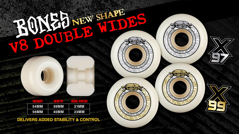 ボーンズ ウィール BONES WHEELS 54mm X-FORMULA V8 DOUBLE WIDES 99A