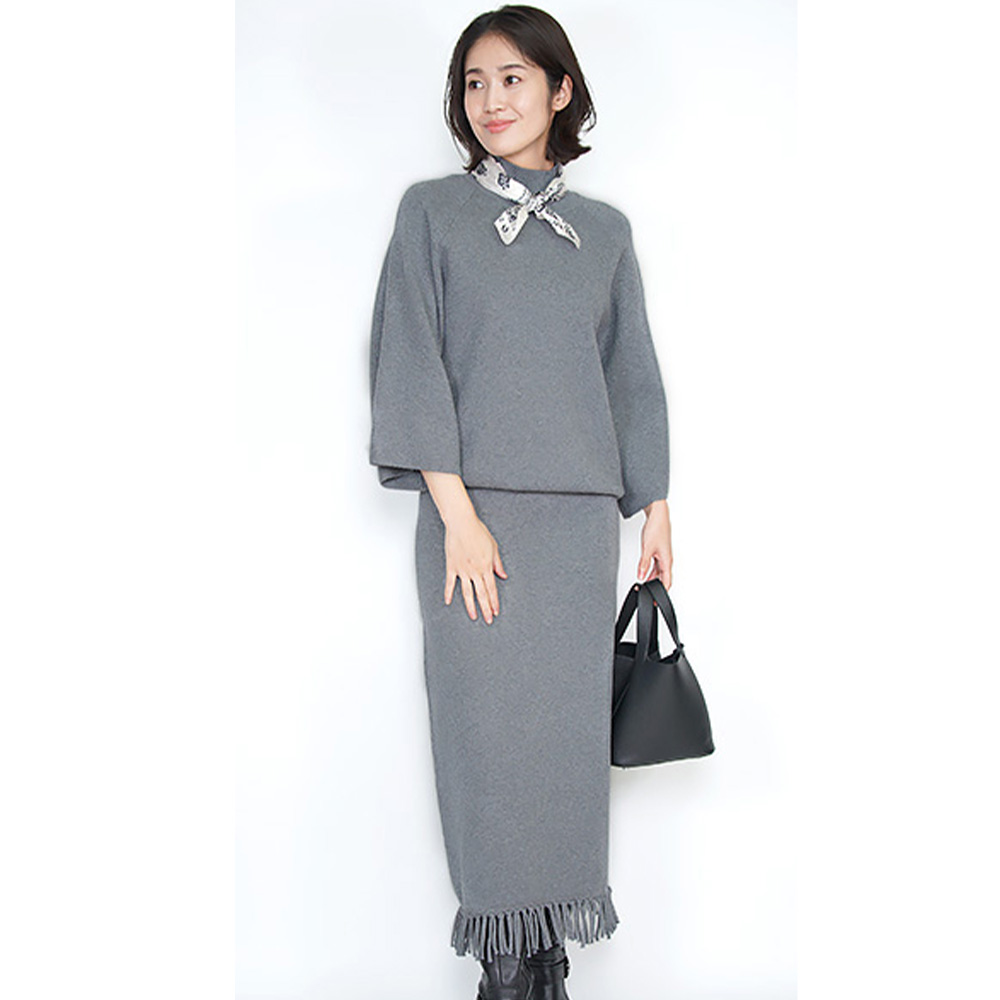 Amian House セットアップ レディース ニット 冬 きれいめ カジュアル