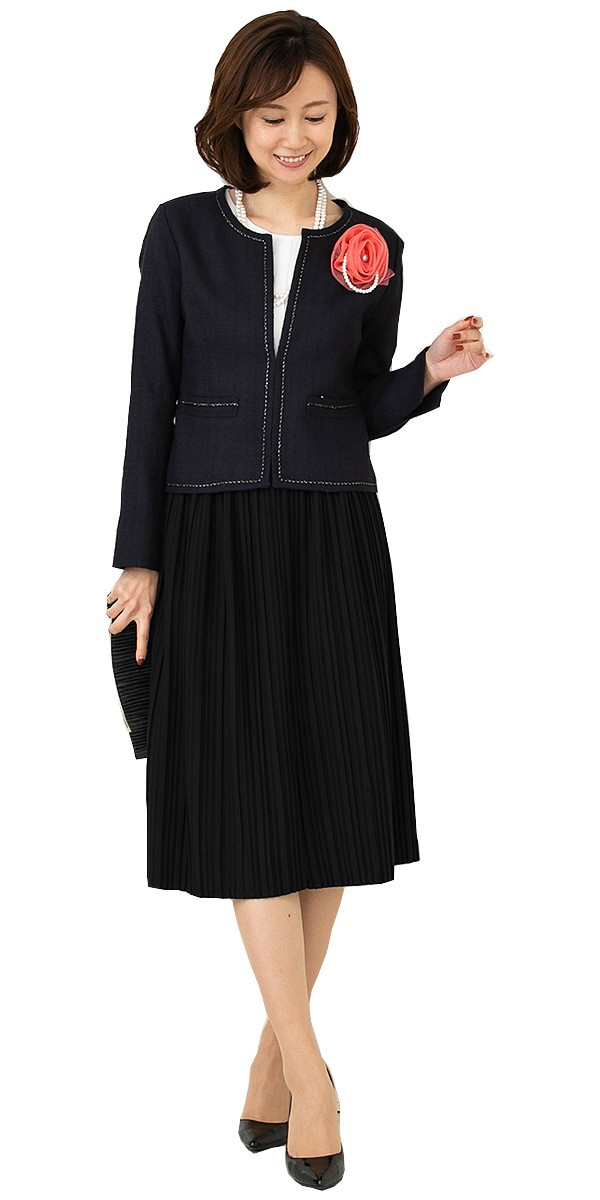 卒業式 服 母 40代 50代 30代 入学式 スーツ 母 おしゃれ ママスーツ プリーツスカート セレモニースーツ レディース フォーマルスーツ s ファッション通販アミアン ハウス 通販 Yahoo ショッピング