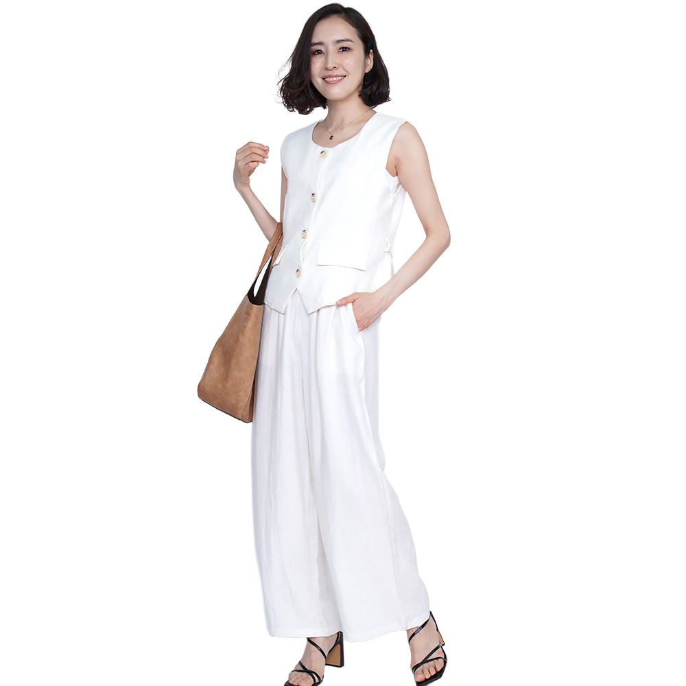 Amian House（アミアン・ハウス） ジレ ベスト セットアップ コーデ 50