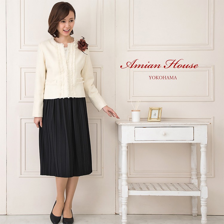 Amian House（アミアン・ハウス） ローレンスジョーゼット プリーツ