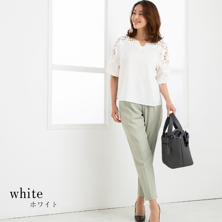 Amian House トップス レディース レースブラウス 夏 夏用 半袖
