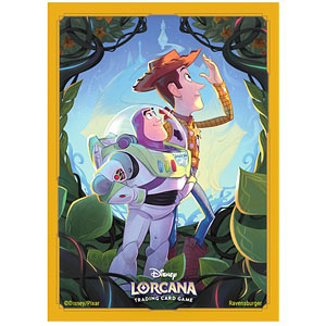 ディズニー・ロルカナ・TCG 日本語版 公式カードスリーブ トイ・ストーリー ウッディ＆バズ・ライトイヤー パック
