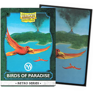 AT-16535 Birds of Paradise Sleeves - Standard size - Brushed Art パック