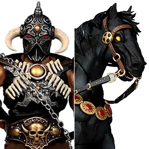 1/12 アクションフィギュア フランク・フラゼッタ デス・ディーラー with スティード