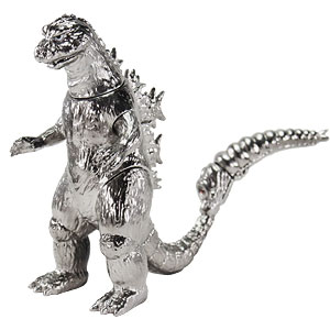 CCP ミドルサイズシリーズ 第13弾 ゴジラ(1964)メッキペイントシルバー Ver.