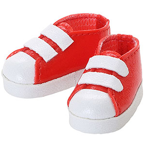 1/6 ころっとベルトスニーカー レッド (ドール用)