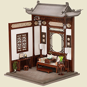 ZHENMU 拂雲香謝(フーユンシャンシェ) 1/12スケール中華風ドールハウス