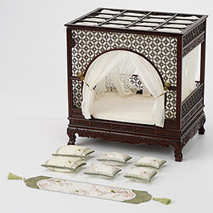 ZHENMU 月洞床(ユェドンチュァン) 1/12スケール中華風ミニチュア