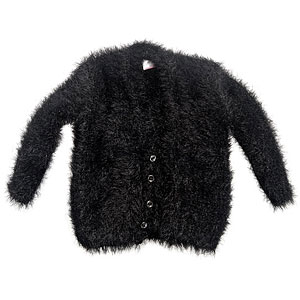 メンズシャギーカーディガン ブラック (ドール用)