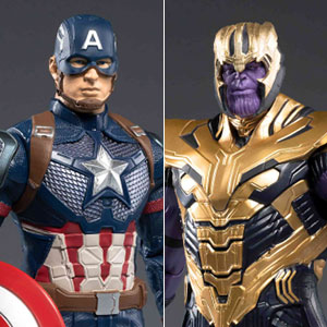 14インチフィギュアシリーズ 2体セット - キャプテンアメリカ＆サノス