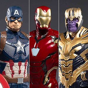 14インチフィギュアシリーズ 3体セット - キャプテンアメリカ＆アイアンマン＆サノス
