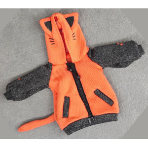 パーティアニマルガール ルームウェア 猫さんパーカー (ドール用)