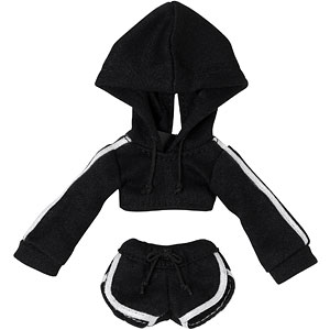 1/12 スポーティーパーカーset ブラック (ドール用)