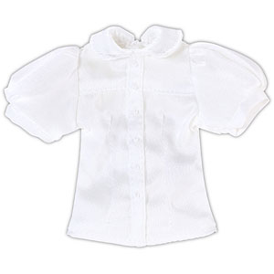 1/6 PNS シンプル丸襟ブラウスII ホワイト (ドール用)