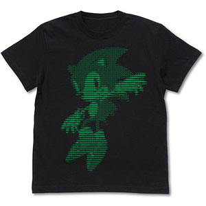 ソニック・ザ・ヘッジホッグ ソニック アスキーアートTシャツ/BLACK-M
