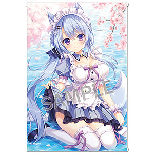 あめとゆき B2タペストリー ティータイム キツネさん