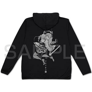 アニメ「鬼滅の刃」 甘露寺蜜璃 薄手ドライパーカー/BLACK-M