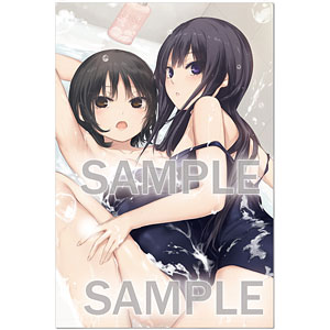 珈琲貴族 B2タペストリー BATH浪漫-スク水ツーショット-