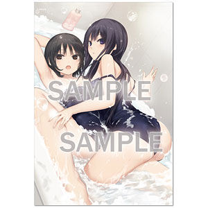 珈琲貴族 B1タペストリー BATH浪漫-スク水ツーショット-