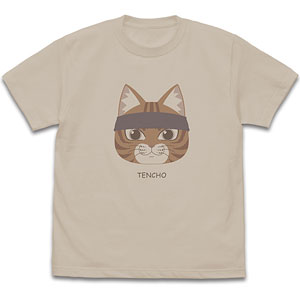 TVアニメ「ラーメン赤猫」 文蔵の「TENCHO」 Tシャツ/LIGHT BEIGE-L