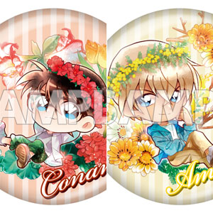 名探偵コナン トレーディング缶バッジ デフォルメ 花冠-flow in the wind- 8個入りBOX