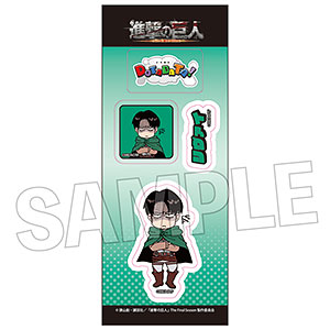 進撃の巨人 DOTABATA！ステッカー リヴァイ