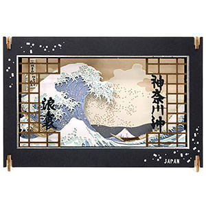 ペーパーシアター -ウッドスタイル- PT-WL36 神奈川沖浪裏