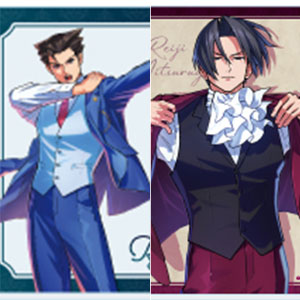 アクリルカード「逆転裁判」シリーズ01/描き起こしイラスト 6個入りBOX