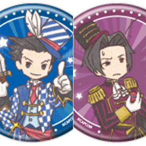 缶バッジ「逆転裁判」シリーズ01/サーカスver. グラフアートイラスト 10個入りBOX